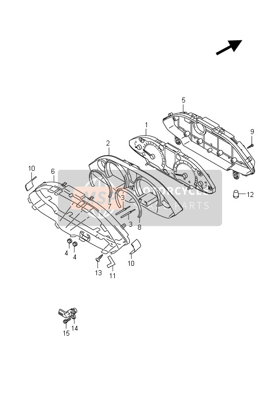 3495510G01, Cushion, Suzuki, 2